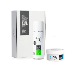 Crema Antibacterial y Spray Antiviral Ax-L – Interlub – Kit Stay Safe